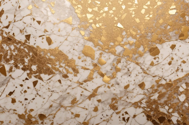 Gold Terrazzo Texture Luxury Terrazzo Texture Background Terrazzo Mosaic Tiles Terrazzo Marble Background AI Generative