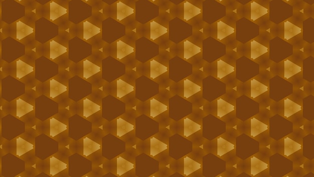 gold triangles on a brown background.