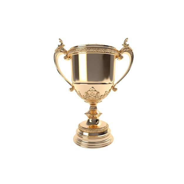 gold trophy cup Generative Ai