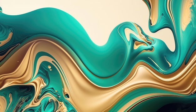 Gold and turquoise wallpaper that is a high definition and high definition.