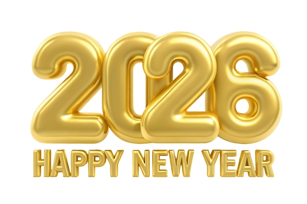 Photo golden 3d text effects happy new year 2028