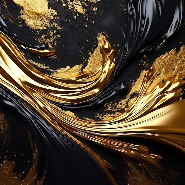 Golden abstract background