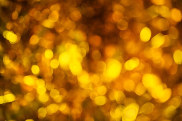 Golden bokeh bakground for design