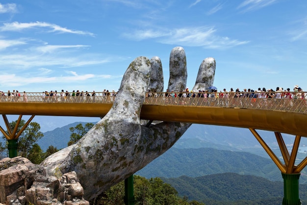 Golden Bridge in Ba Na Hills