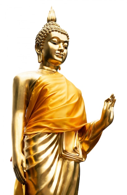 Golden buddha statue