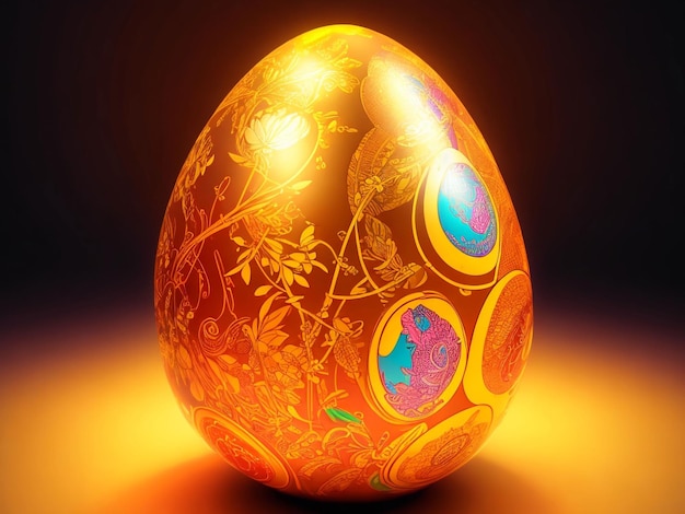 Golden Colour Egg