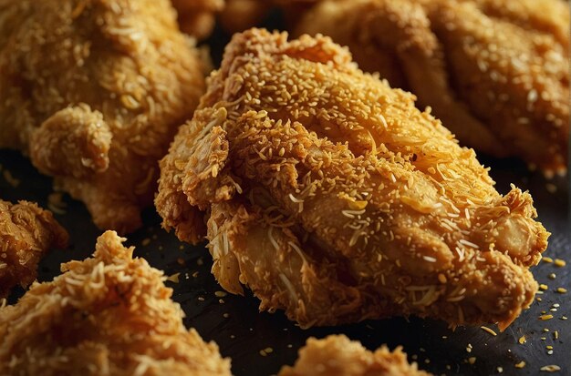 Golden Crispy Chicken CloseUp