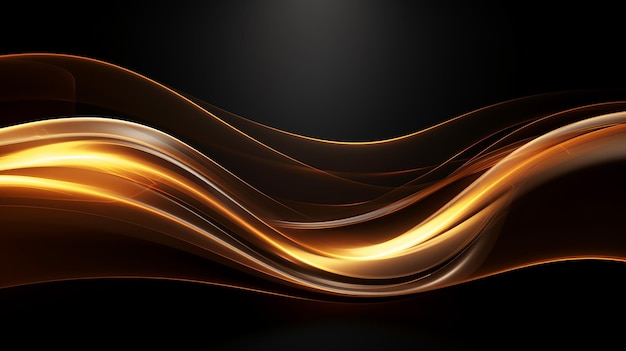 Golden curve lines luxury abstract background