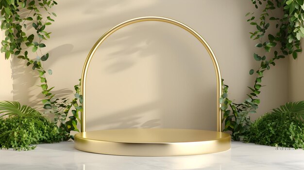 Golden D Product Stage Showcasing Innovative Design with EcoFriendly Accents