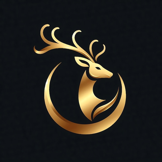 Golden Deer Elegance and Nobility in Design 1