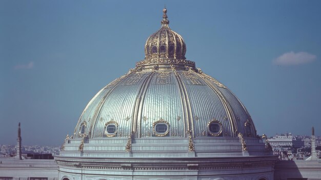 Photo golden dome of les invalides