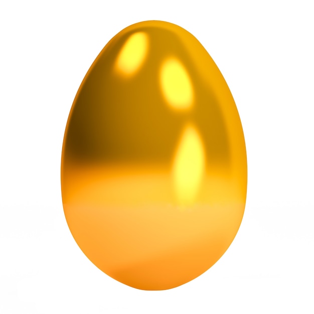 golden egg concept out of the crowd