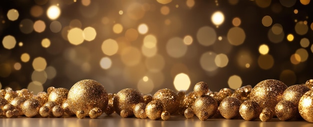 Golden glitter background