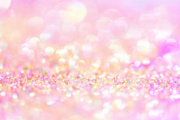 golden glitter texture Colorfull Blurred abstract background 