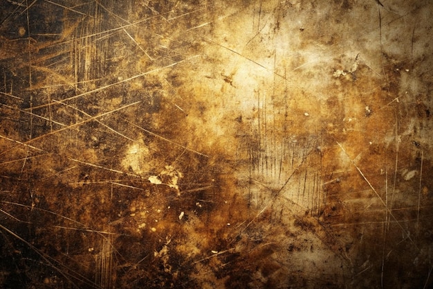 Golden grunge texter background