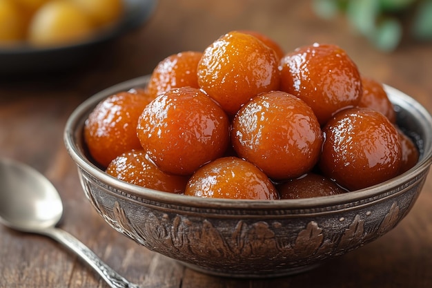 Golden Gulab Jamuns A Sweet Delight