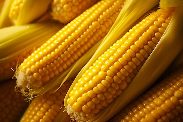 Golden Harvest Closeup of Fresh Corn Corn photography