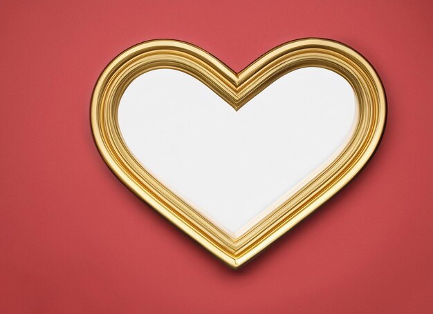 golden heart background