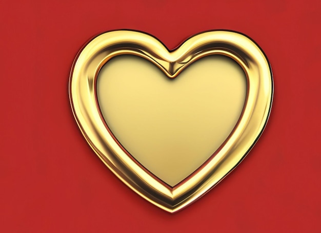 golden heart background