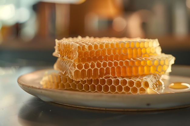 Golden Honeycomb on a Plate