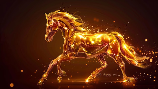 Golden horse wallpapers hd