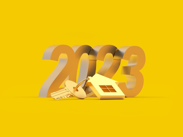 Golden key and the number of the New Year