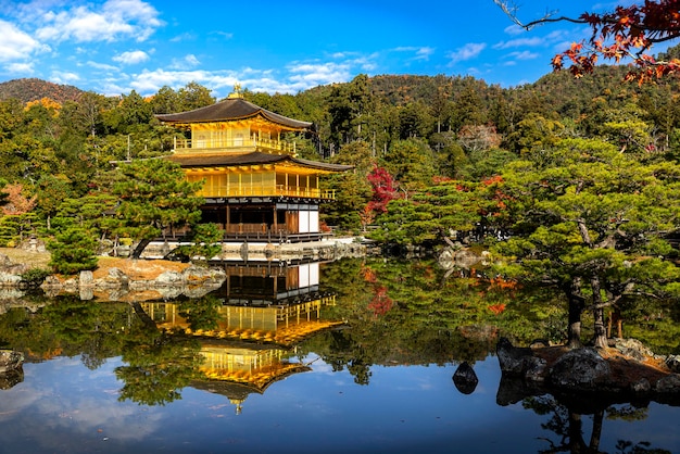 golden kinkakuji temple in kyoto japan