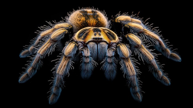 Photo golden knee tarantula