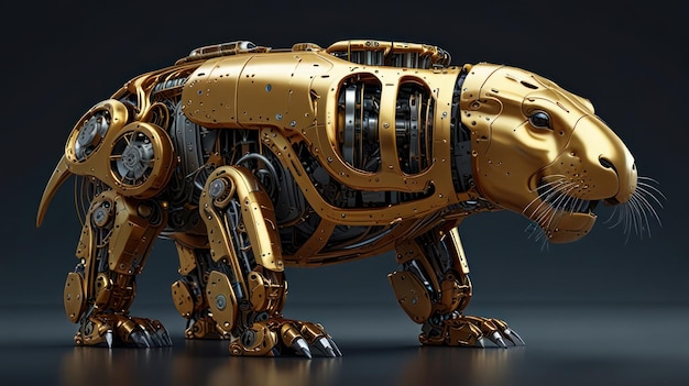 Golden Mechanical Beast