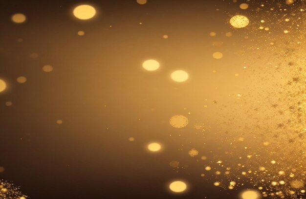 Golden particles rain Elegant festive background Luxury gold award backdrop