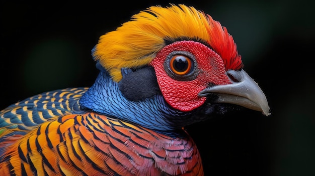 Golden Pheasant Chrysolophus pictus