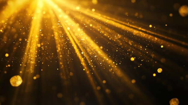 Photo golden rays of light