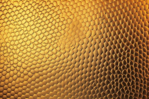 Golden snake skin texture or leather background for design with copy space for text or image