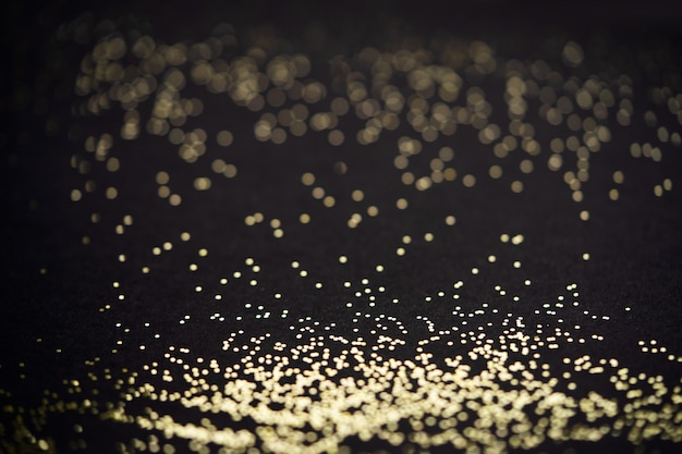 Golden sparkling glitter background