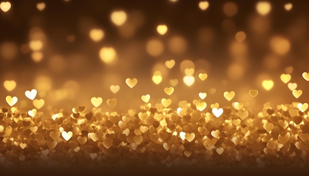 Golden sparkling heats wallpaper