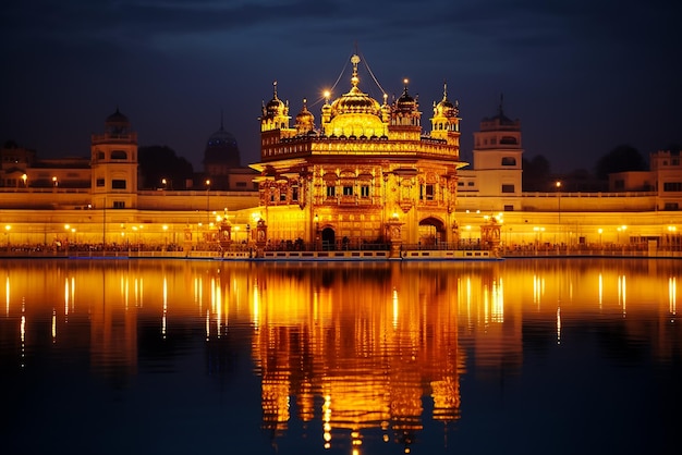 Golden Temple Amritsar at night