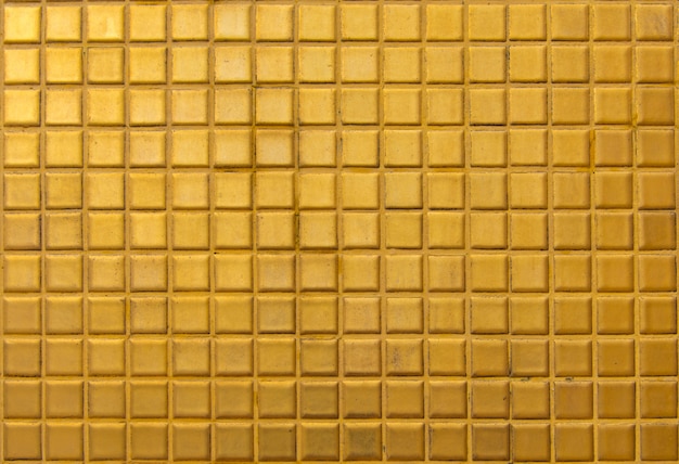 Golden tile for texture background