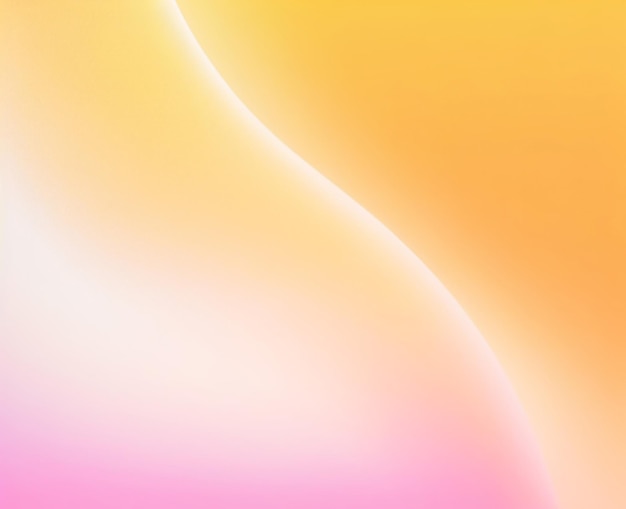 Golden Wavy Orange Vibrant Color Gradient Background