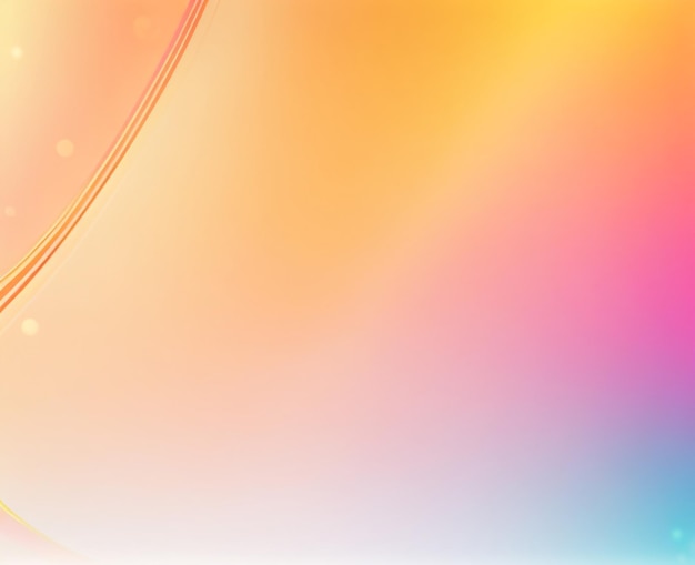 Golden Wavy Orange Vibrant Color Gradient Background