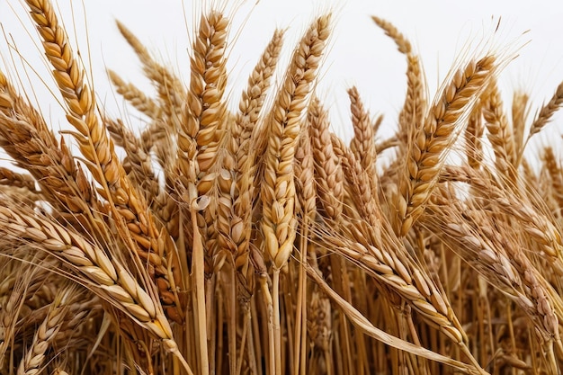 Golden Wheat Closeup