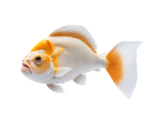 Goldfish isolated on White Background