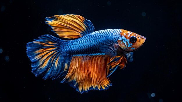 Goldfish Isolated on white backgroundBeautiful bright small goldfish in round glass aquarium