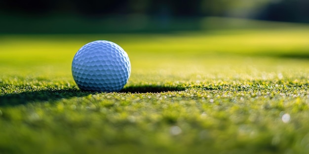 Golf Ball on Green