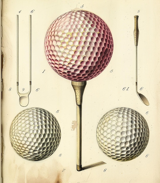 Photo golf ball