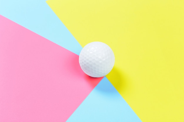 Golf colorful flat background