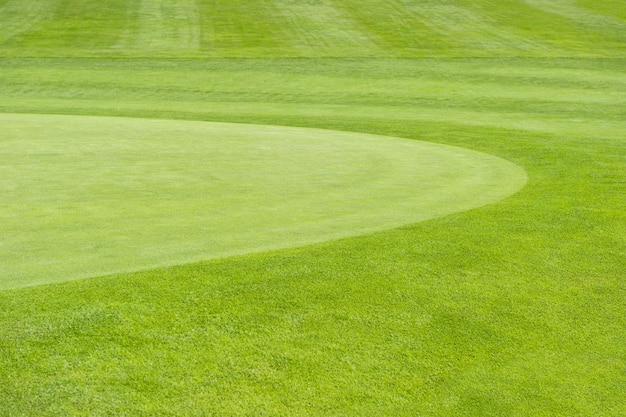 Golf course green field background