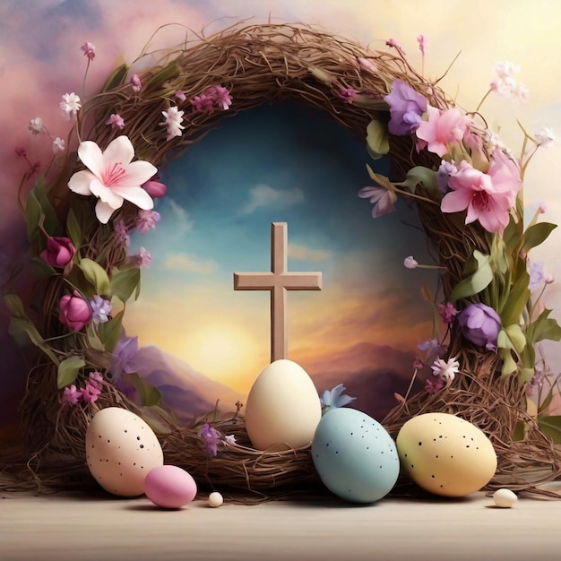 good friday or easter day background