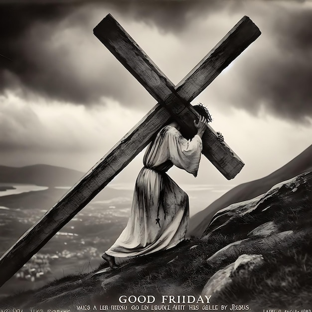 Good Friday with jesus christian