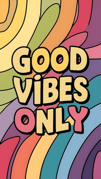 Good Vibes Only Tshirt Design Motivational Quote IllustartionTypographyBannerPoster