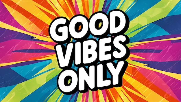 Good Vibes Only Tshirt Design Motivational Quote IllustartionTypographyBannerPoster